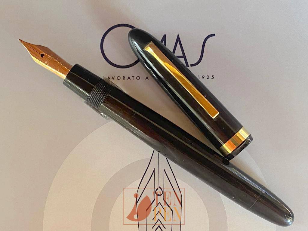OMAS OGIVA 557 - OVERSIZE BLACK CELLULOID | Tenpen - By Letizia